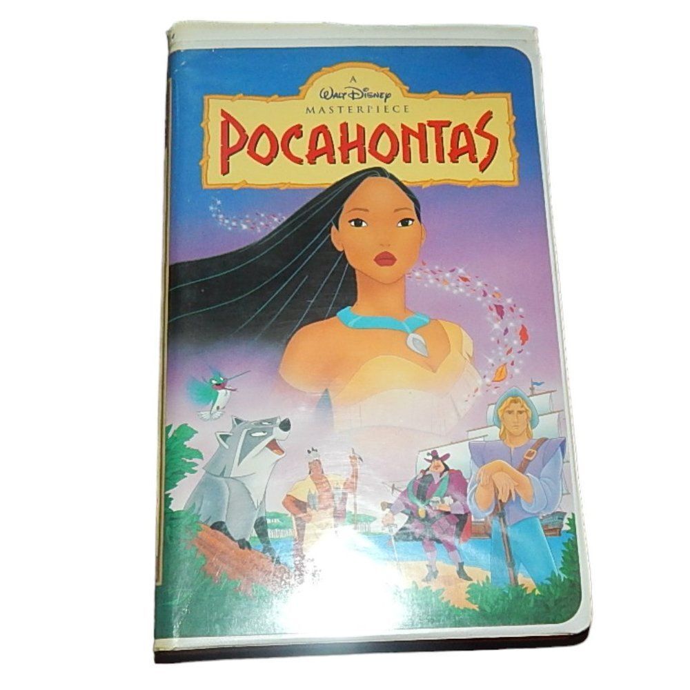 WALT DISNEY MASTERPIECE POCAHONTAS vintage VHS & original plastic clamshell case